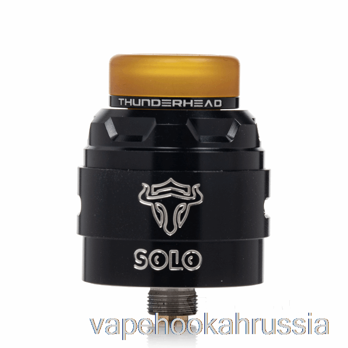 Vape Russia Thunderhead Creations Tauren Solo V1.5 24 мм RDA серебристо-черный